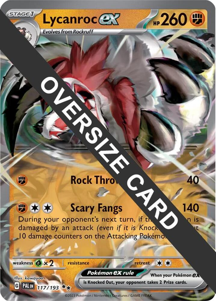 Lycanroc ex (117/193) [Jumbo Cards]