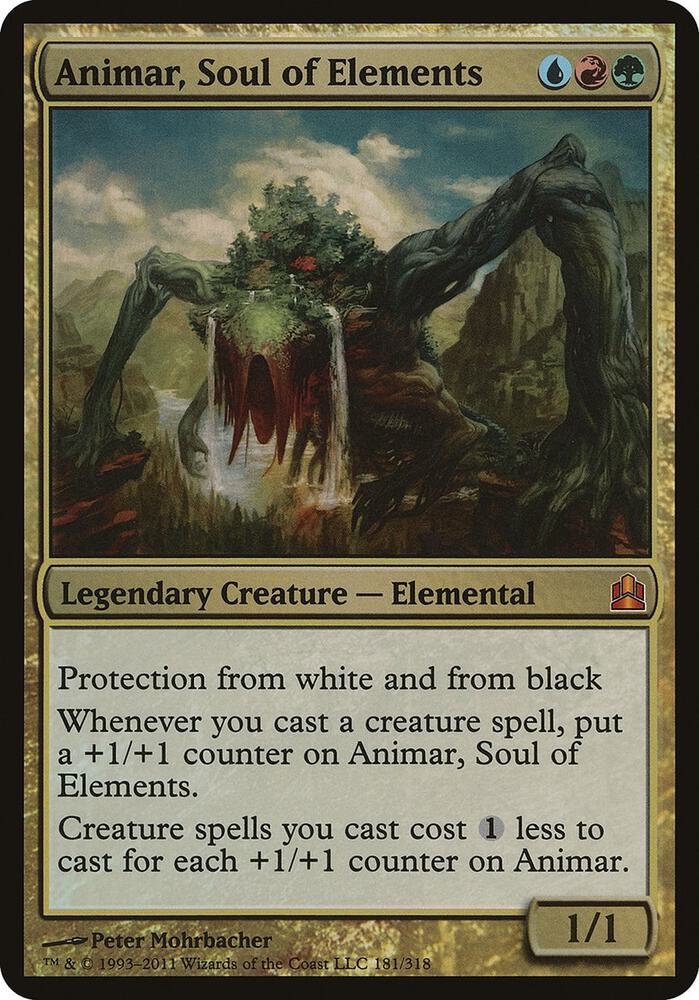 Animar, Soul of Elements (Commander) (181) [Oversize Cards]