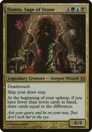 Damia, Sage of Stone (Commander) (191) [Oversize Cards]