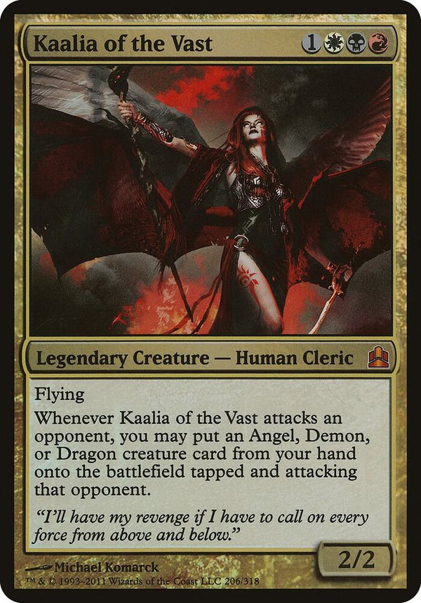 Kaalia of the Vast (Commander) (206) [Oversize Cards]