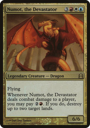 Numot, the Devastator (Commander) [Oversize Cards]