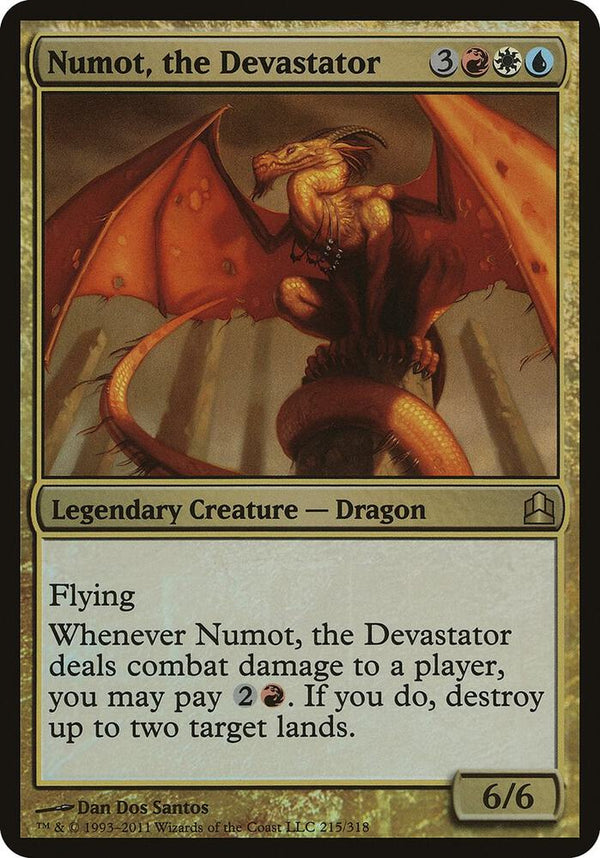 Numot, the Devastator (Commander) [Oversize Cards]
