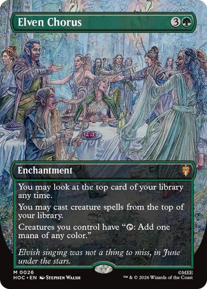 Elven Chorus (Borderless) (26) [The Hobbit: Eternal-Legal]