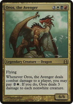 Oros, the Avenger (Commander) (216) [Oversize Cards]