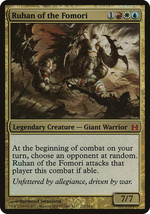 Ruhan of the Fomori (Commander) [Oversize Cards]