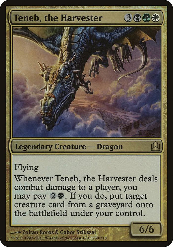 Teneb, the Harvester (Commander) (230) [Oversize Cards]