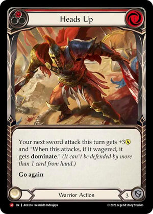 Heads Up (AOL014) [Armory Deck: Olympia, Prized Fighter]
