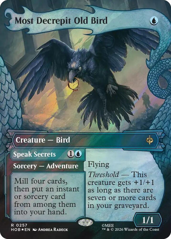 Most Decrepit Old Bird (Showcase) (Surge Foil) (257) [The Hobbit]