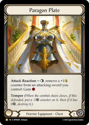 Paragon Plate (MPW009) [Mastery Pack Warrior]