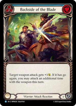 Backside of the Blade (Blue) (MPW038) [Mastery Pack Warrior]