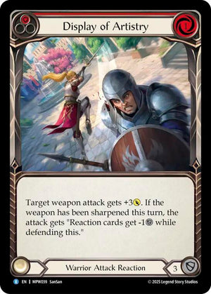 Display of Artistry (Red) (MPW039) [Mastery Pack Warrior]
