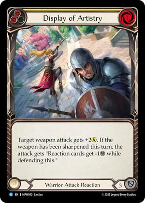 Display of Artistry (Yellow) (MPW040) [Mastery Pack Warrior]