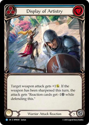 Display of Artistry (Blue) (MPW041) [Mastery Pack Warrior]