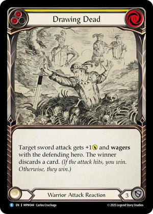 Drawing Dead (Yellow) (MPW044) [Mastery Pack Warrior]