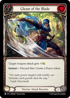 Gleam of the Blade (Red) (MPW045) [Mastery Pack Warrior]
