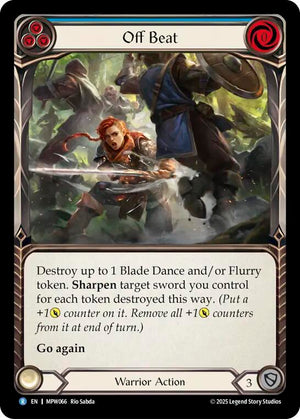 Off Beat (Blue) (MPW066) [Mastery Pack Warrior]