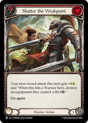 Shatter the Weakpoint (Red) (MPW068) [Mastery Pack Warrior]