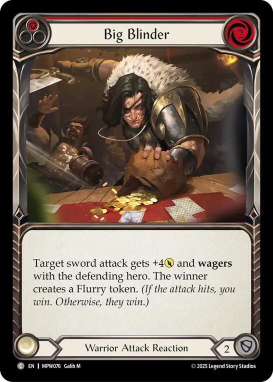 Big Blinder (Red) (MPW076) [Mastery Pack Warrior]