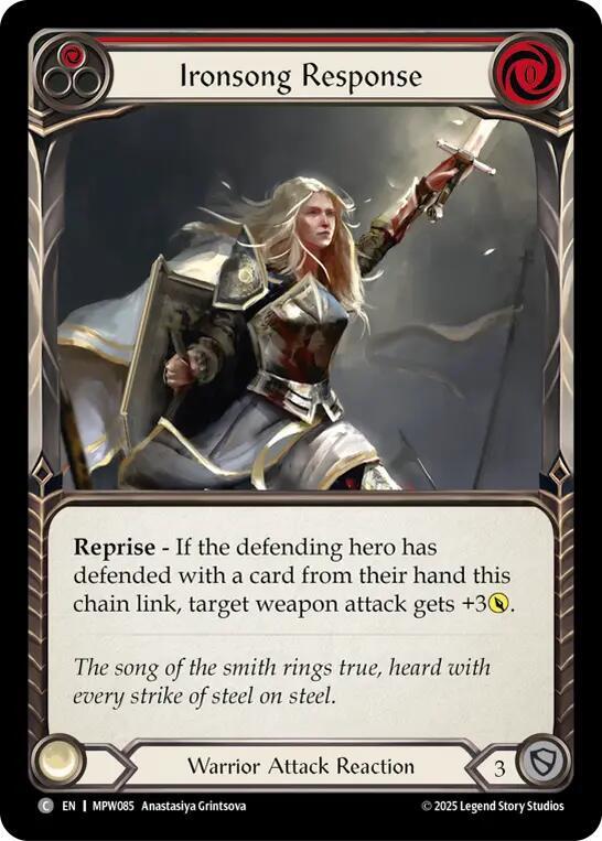 Ironsong Response (Red) (MPW085) [Mastery Pack Warrior]