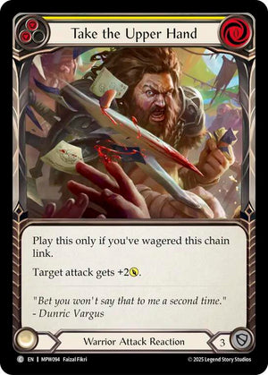Take the Upper Hand (Yellow) (MPW094) [Mastery Pack Warrior]
