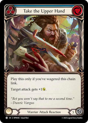 Take the Upper Hand (Blue) (MPW095) [Mastery Pack Warrior]