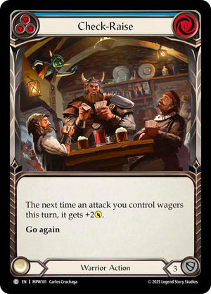 Check-Raise (Blue) (MPW101) [Mastery Pack Warrior]