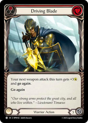 Driving Blade (Red) (MPW102) [Mastery Pack Warrior]