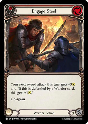 Engage Steel (Red) (MPW106) [Mastery Pack Warrior]