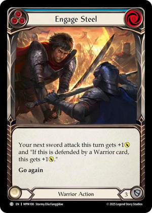 Engage Steel (Blue) (MPW108) [Mastery Pack Warrior]