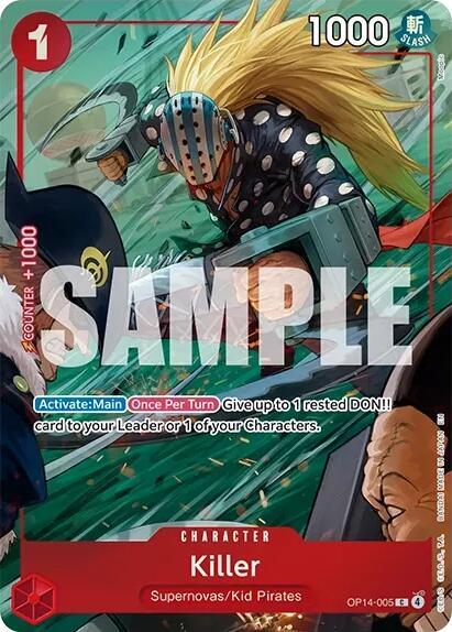 Killer (One Piece Card Game Illustration Box Vol. 8) (OP14-005) [One Piece Promotion Cards]
