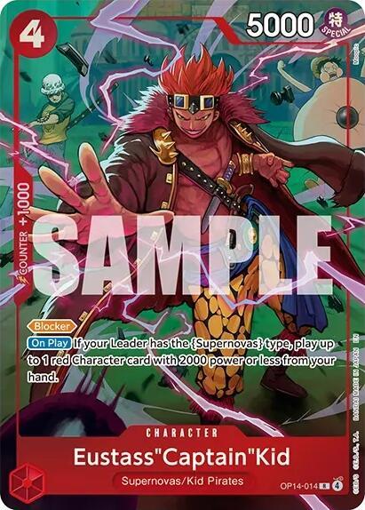 Eustass"Captain"Kid (One Piece Card Game Illustration Box Vol. 8) (OP14-014) [One Piece Promotion Cards]