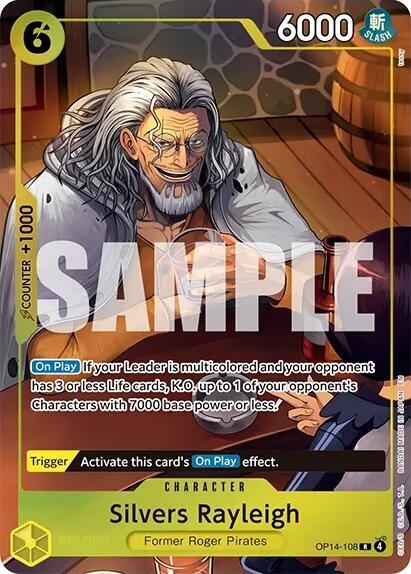 Silvers Rayleigh (One Piece Card Game Illustration Box Vol. 7) (OP14-108) [One Piece Promotion Cards]