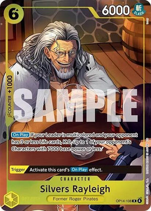 Silvers Rayleigh (One Piece Card Game Illustration Box Vol. 7) (OP14-108) [One Piece Promotion Cards]