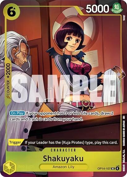 Shakuyaku (One Piece Card Game Illustration Box Vol. 7) (OP14-107) [One Piece Promotion Cards]