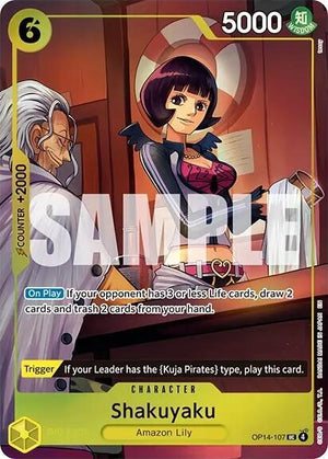 Shakuyaku (One Piece Card Game Illustration Box Vol. 7) (OP14-107) [One Piece Promotion Cards]