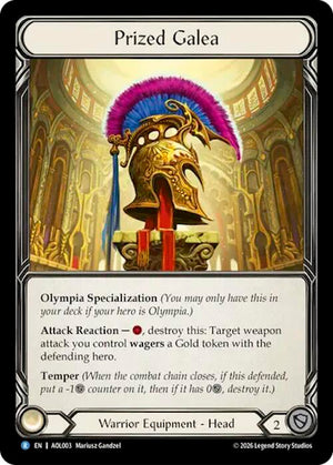 Prized Galea (AOL003) [Armory Deck: Olympia]