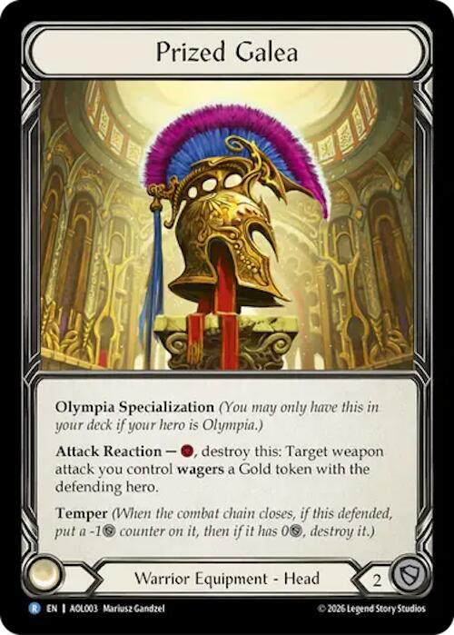 Prized Galea (AOL003) [Armory Deck: Olympia]
