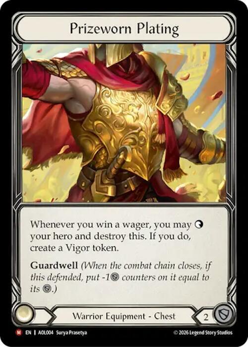 Prizeworn Plating (AOL004) [Armory Deck: Olympia]