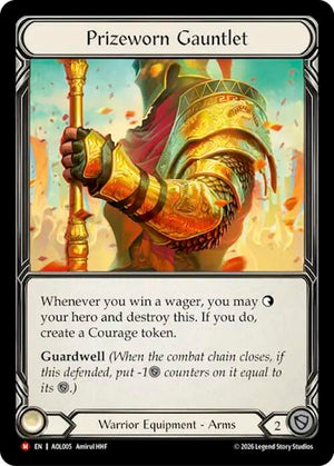 Prizeworn Gauntlet (AOL005) [Armory Deck: Olympia]