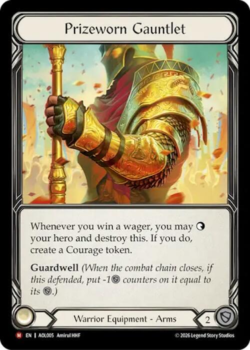 Prizeworn Gauntlet (AOL005) [Armory Deck: Olympia]