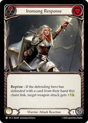 Ironsong Response (Red) (AOL008) [Armory Deck: Olympia]