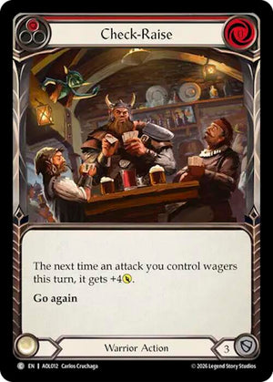 Check-Raise (Red) (AOL012) [Armory Deck: Olympia]