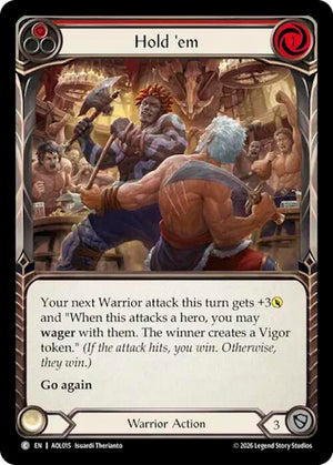 Hold 'em (Red) (AOL015) [Armory Deck: Olympia]