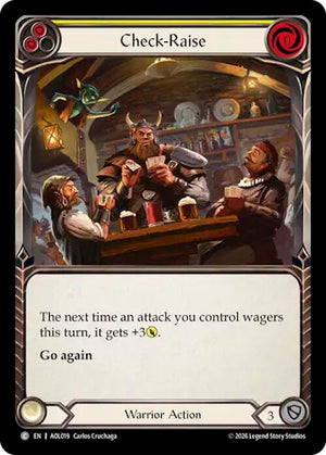 Check-Raise (Yellow) (AOL019) [Armory Deck: Olympia]