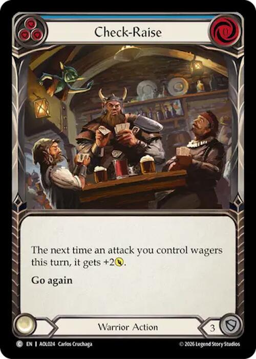 Check-Raise (Blue) (AOL024) [Armory Deck: Olympia]