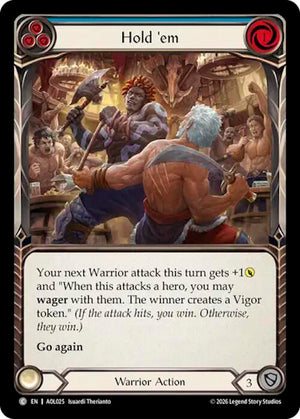 Hold 'em (Blue) (AOL025) [Armory Deck: Olympia]