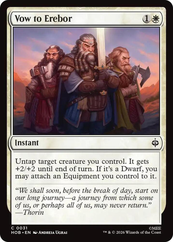 Vow to Erebor (31) [The Hobbit]