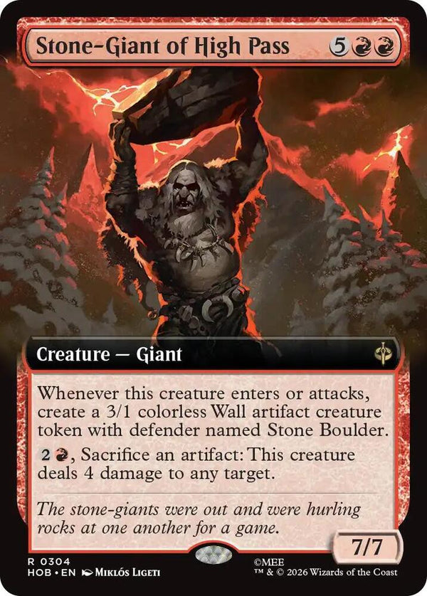 Stone-Giant of High Pass (Extended Art) (304) [The Hobbit]
