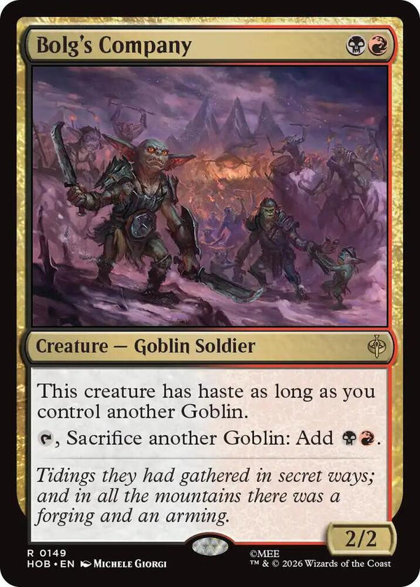 Bolg's Company (149) [The Hobbit]