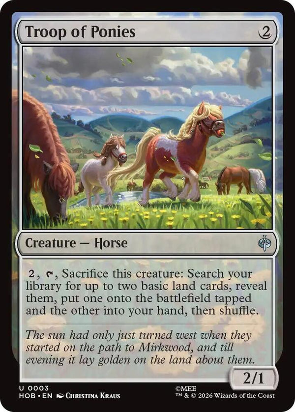 Troop of Ponies (3) [The Hobbit]